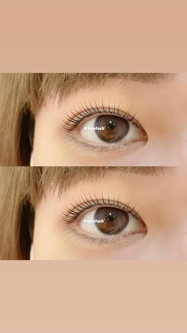 ミディアム カラー パーマ ヘアアレンジ メンズ キッズ ネイル マツエク・マツパ アイブロウ 𝑹 eyelashのマツエク・マツパデザイン