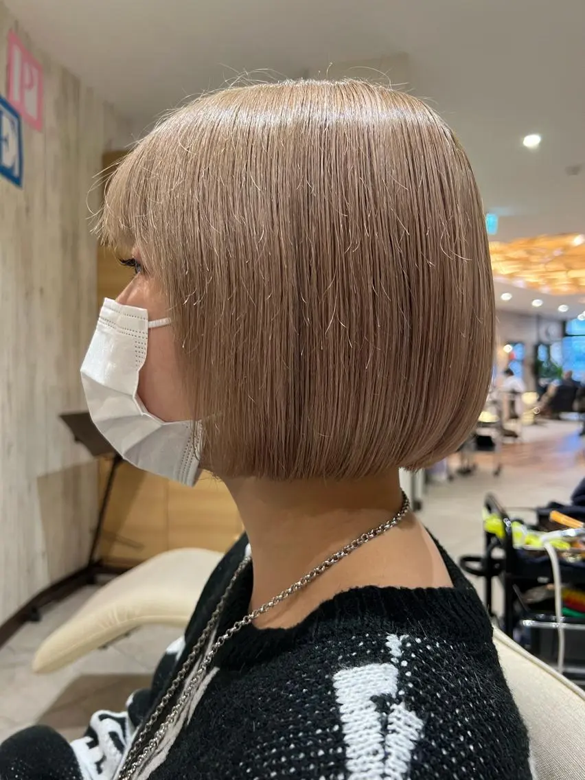 ショート ボブ 🦄🌈田中聖太郎 ニュアンスカラー🦄のヘアスタイル