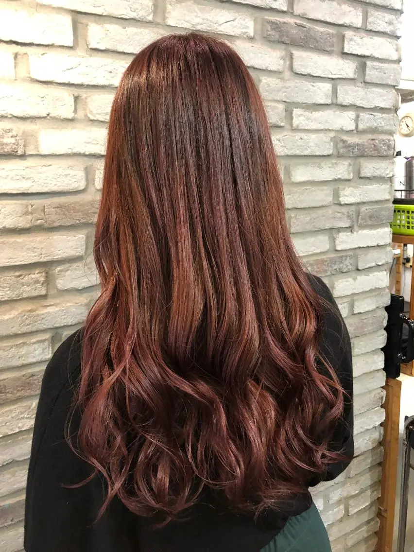 ロング ヘアカラー トリートメント 縮毛矯正の達人 ☆ 松本のヘアスタイル