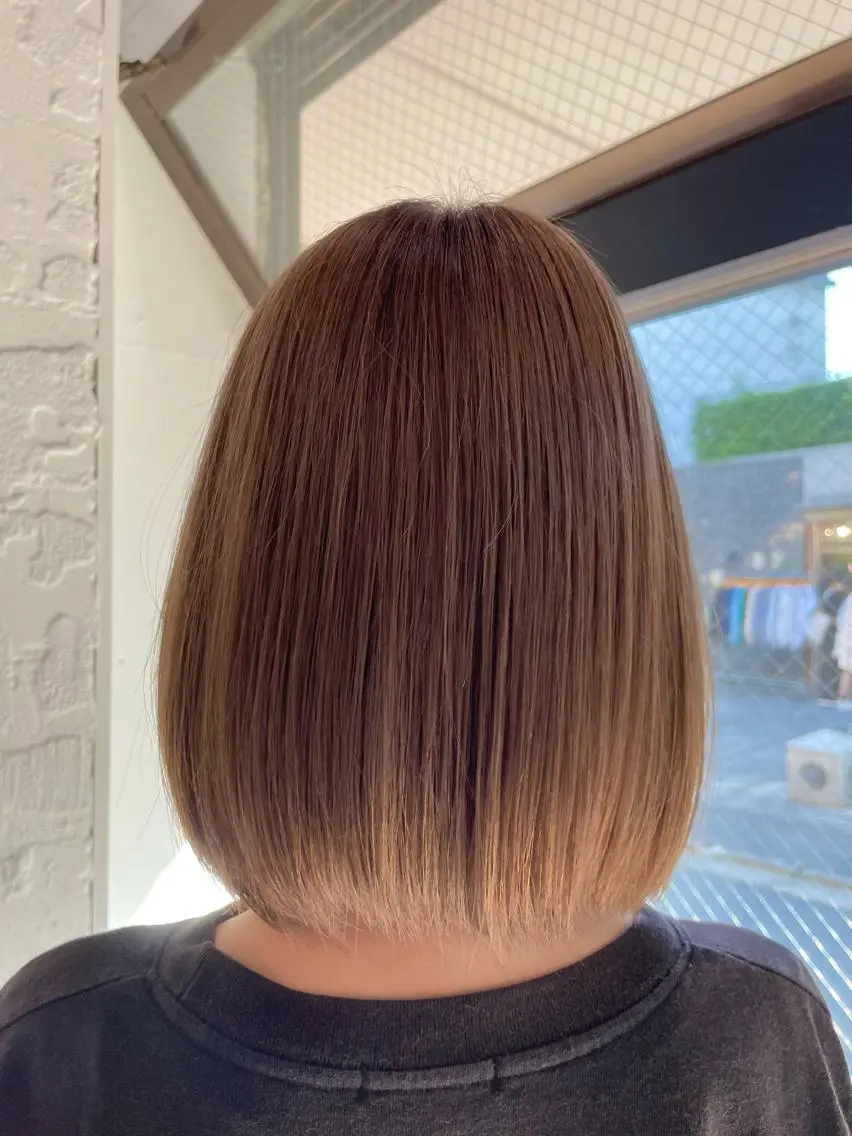 ショート カラー ヘアアレンジ 🎀レイヤー 透明感 カラーyuuri🎀のヘアスタイル