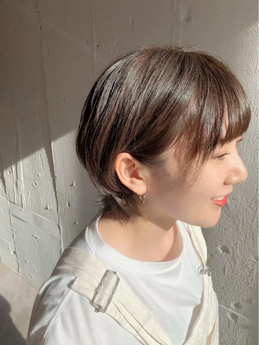 ショート カラー ベージュカラー ショートヘア カット ヘアカラー トリートメント 💛丁寧さNo.🥇 🧸片山智裕💛のヘアスタイル