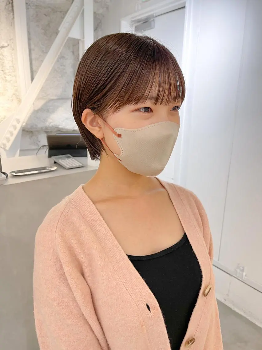 ショート カラー ショートボブ ボブ ショートヘア 川本 裕🌿のヘアスタイル
