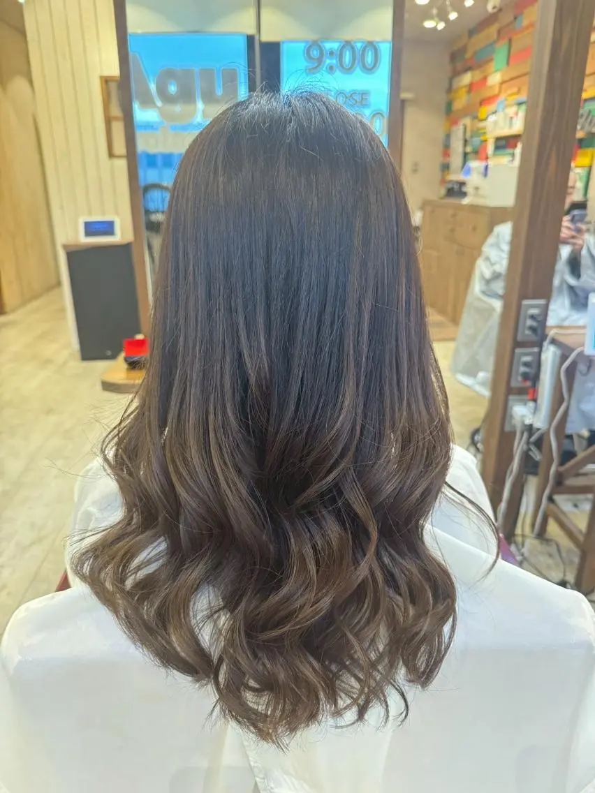 セミロング 髪質改善 トリートメント カット ヘアカラー トリートメント 一宮駅3分/水野/ ショート/ボブのヘアスタイル