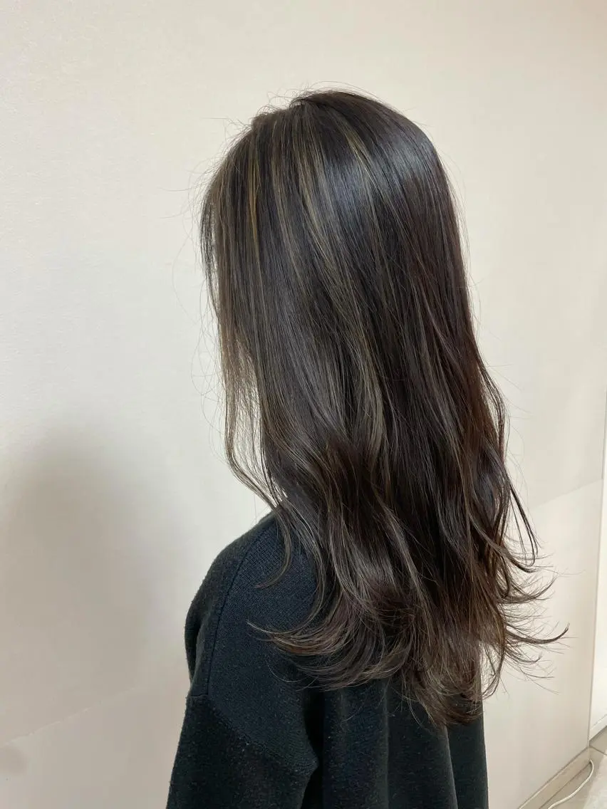 ロング カラー ヘアアレンジ ヘアカラー トリートメント 【Sweep】おじま のぞみのヘアスタイル