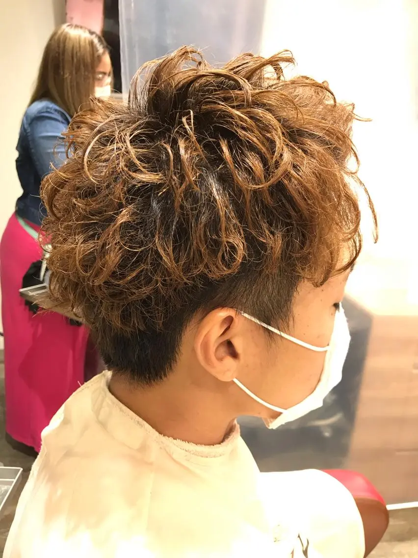 ショート カラー パーマ メンズ メンズブリーチ メンズパーマ ブリーチ 限定クーポン 💕大量更新ブリーチのヘアスタイル