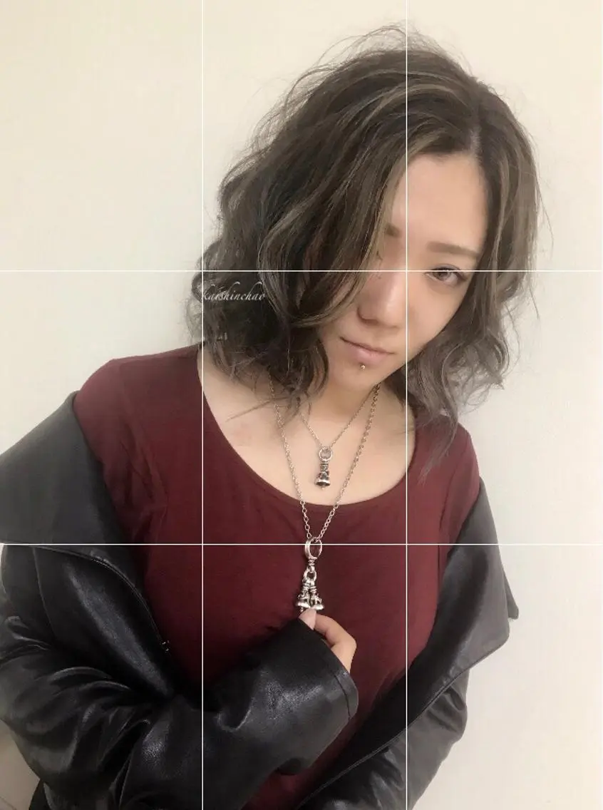 ミディアム カラー パーマ ヘアアレンジ ネイル マツエク・マツパ 吉川 宙翔のヘアスタイル