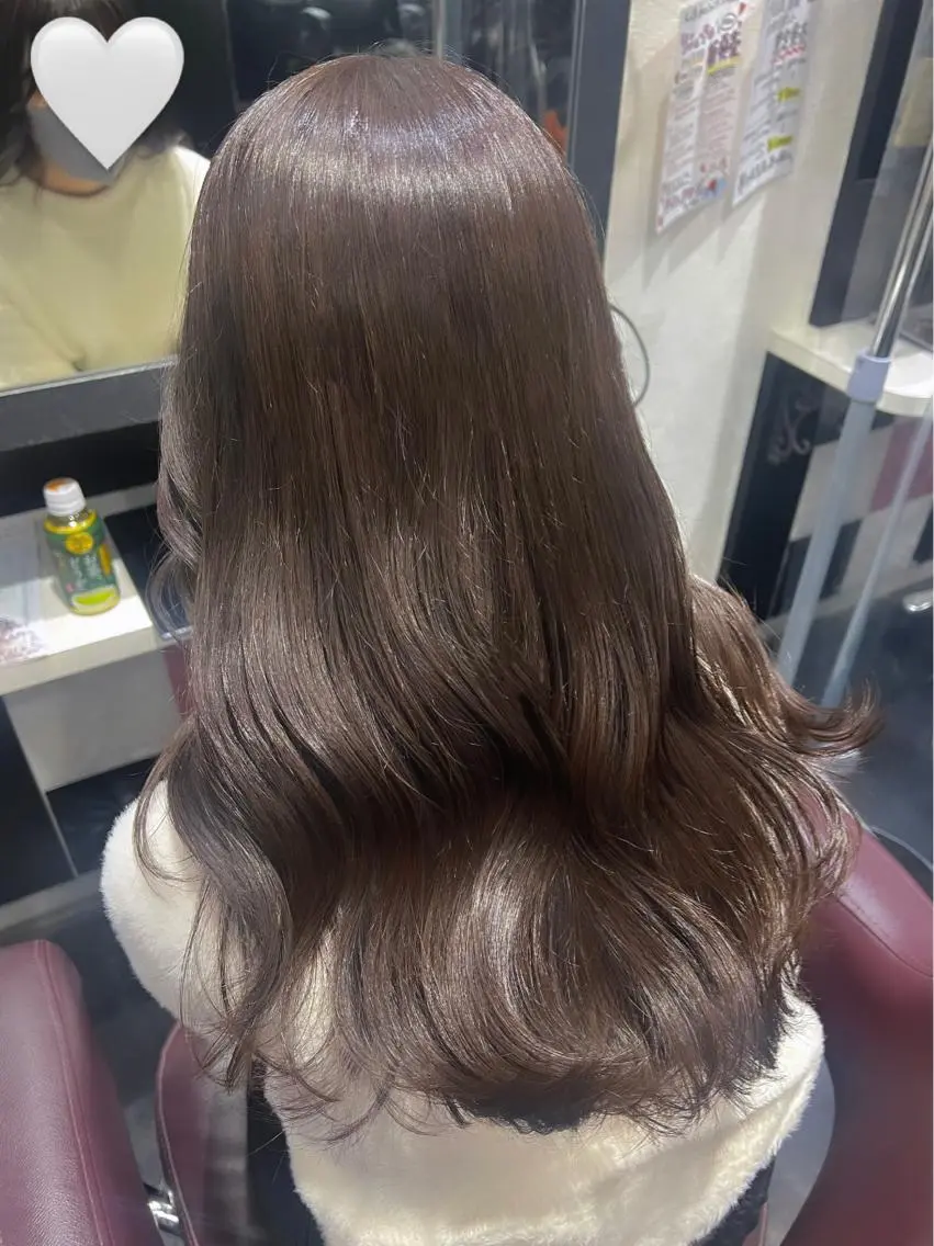 ロング カラー ベージュカラー ブラウンカラー ショコラグレージュ チョコレートブラウン ココアベージュ 艶髪 ♡Tomiyaのヘアスタイル