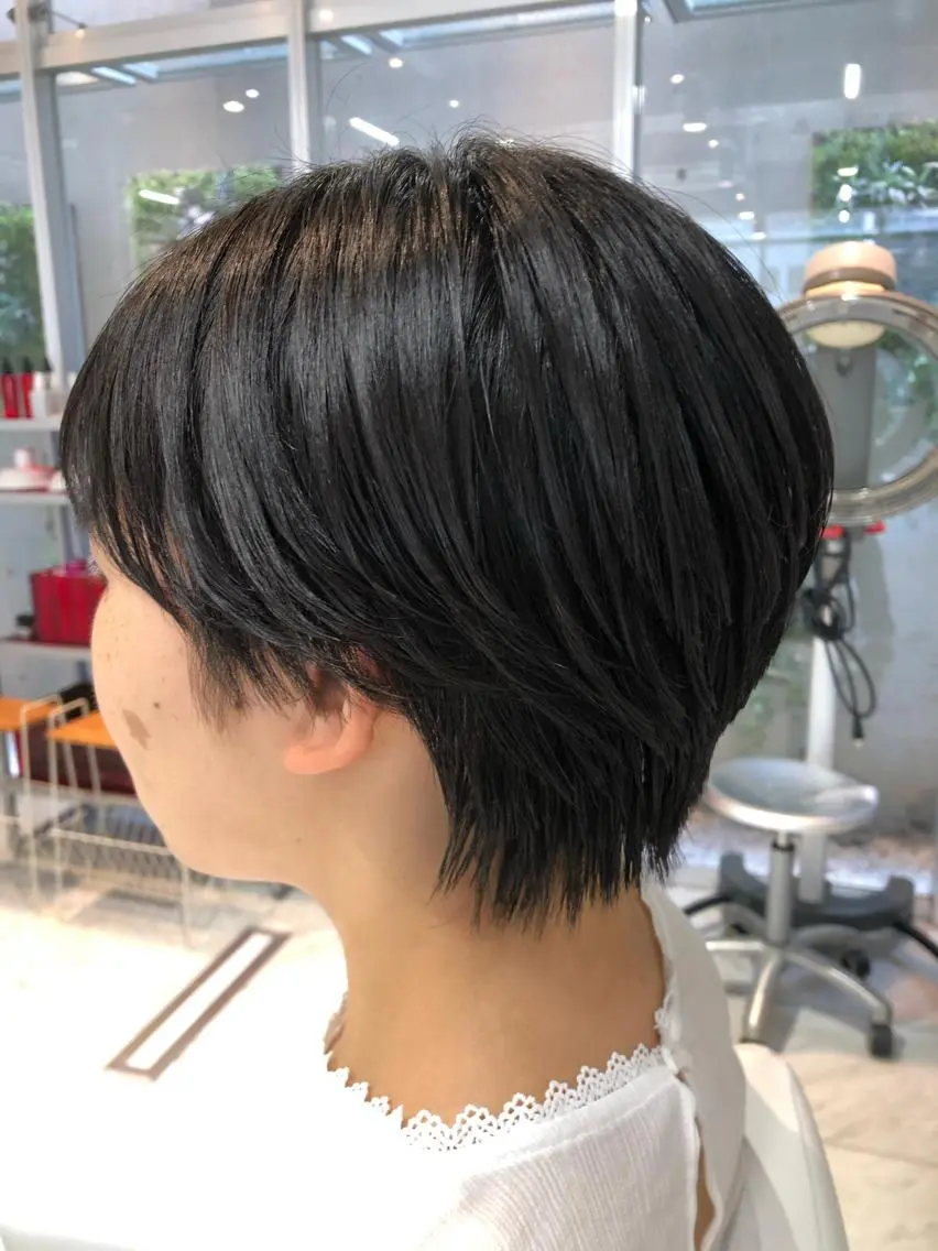 ショート kaho.🌿 ショートヘア⭐️のヘアスタイル