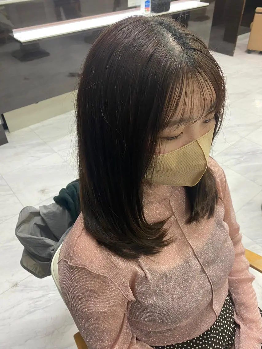 ロング レイヤーカット シャギー 目黒 碧人のヘアスタイル