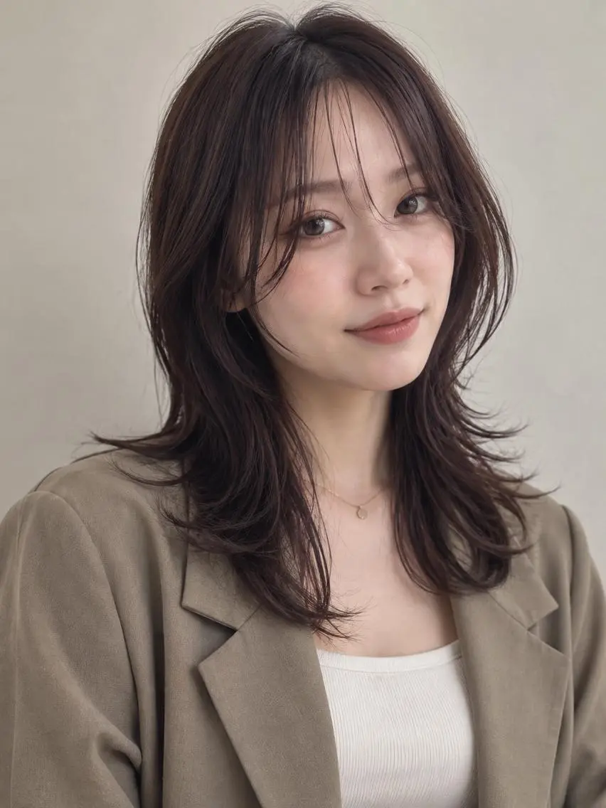 セミロング カラー ブリーチ ケアブリーチ 透明感カラー ダブルカラー イヤリングカラー カット ヘアカラー トリートメント ヘッドスパ "オトナ髪”/ LAKA TOCCAのヘアスタイル