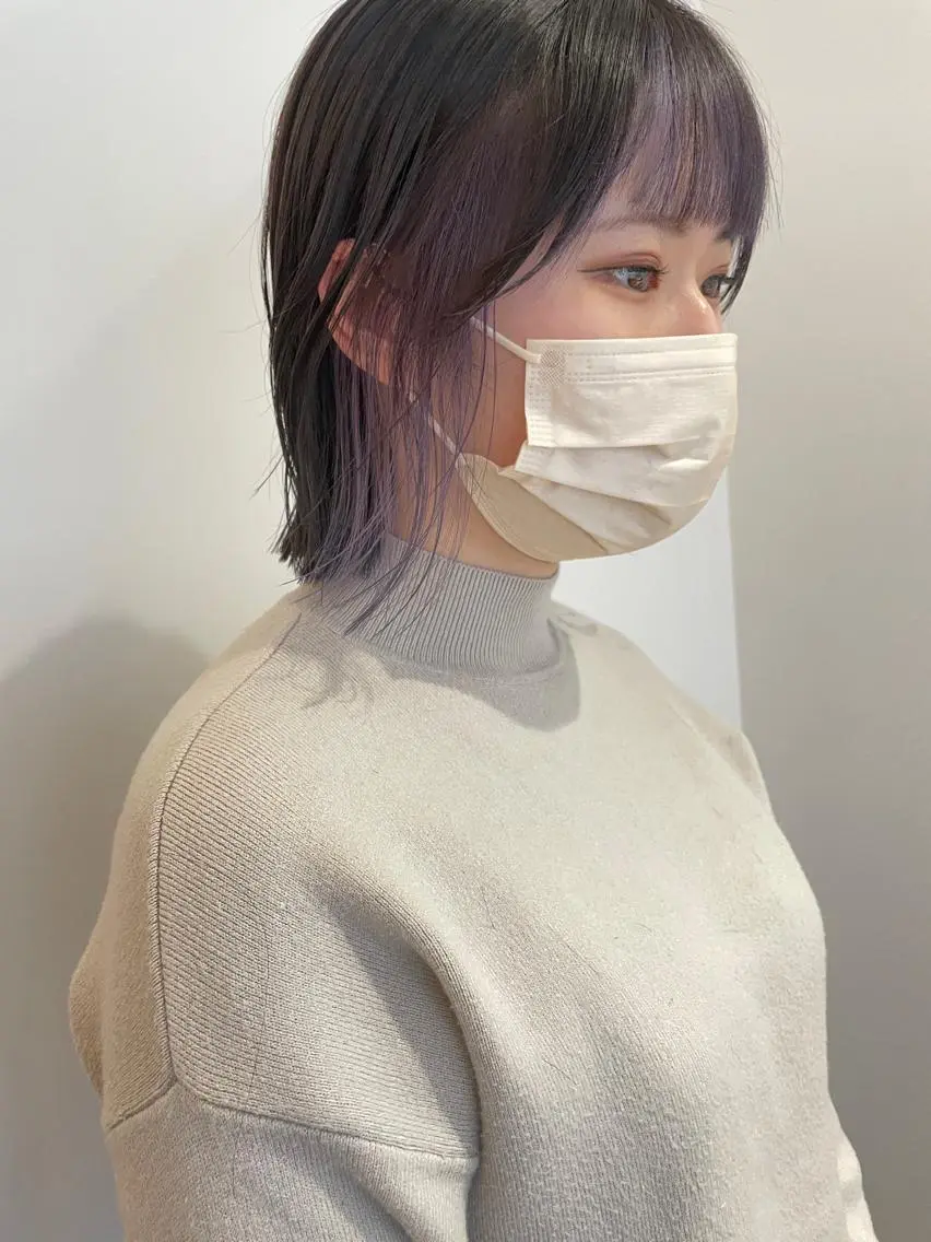 ショート カラー ヘアカラー i'll 未空のヘアスタイル
