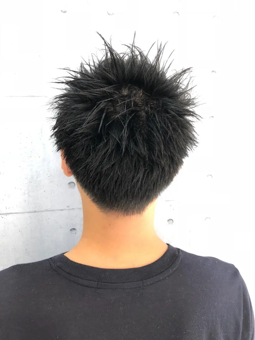メンズ スパイキーショート カット 北脇 健治のヘアスタイル
