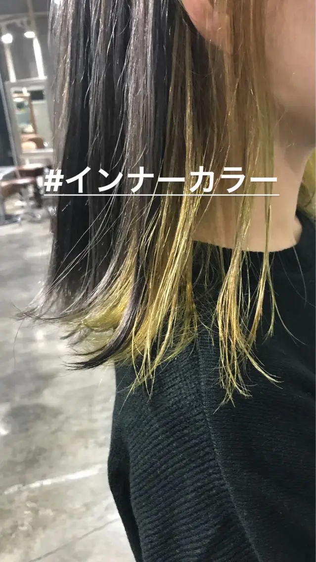 ミディアム カラー パーマ メンズ キッズ ネイル マツエク・マツパ メンズインナーカラー インナーカラー サロンドミルク 原宿のヘアスタイル