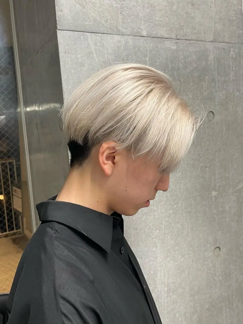 カラー メンズ カット ヘアカラー トリートメント ヘアセット メンズモテパーマ💙 fuwaのヘアスタイル