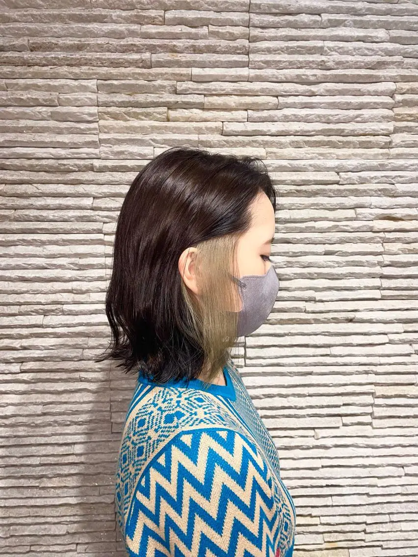 ミディアム カット ヘアカラー 嶋田 ゆきのヘアスタイル