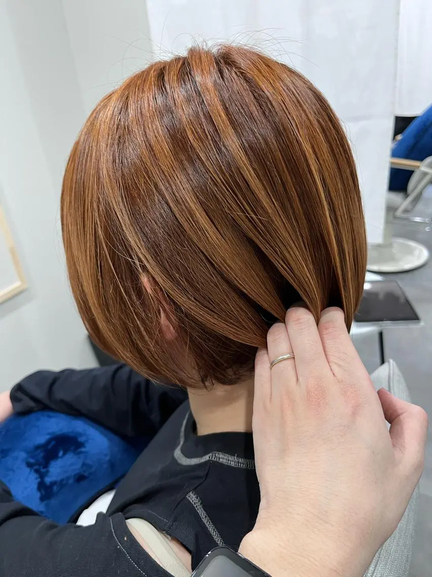 ショート カラー liL hair サトウリョウタのヘアスタイル