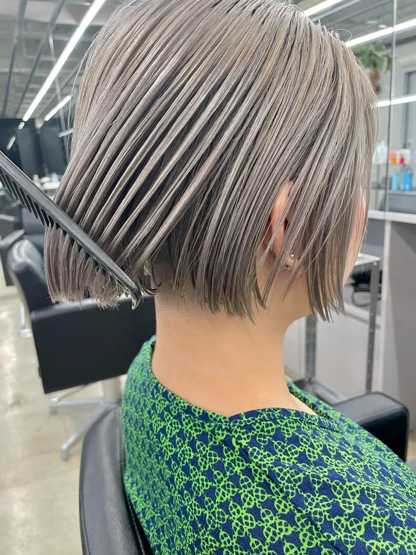 ショート カラー 艶髪/透明感カラー tawadaのヘアスタイル