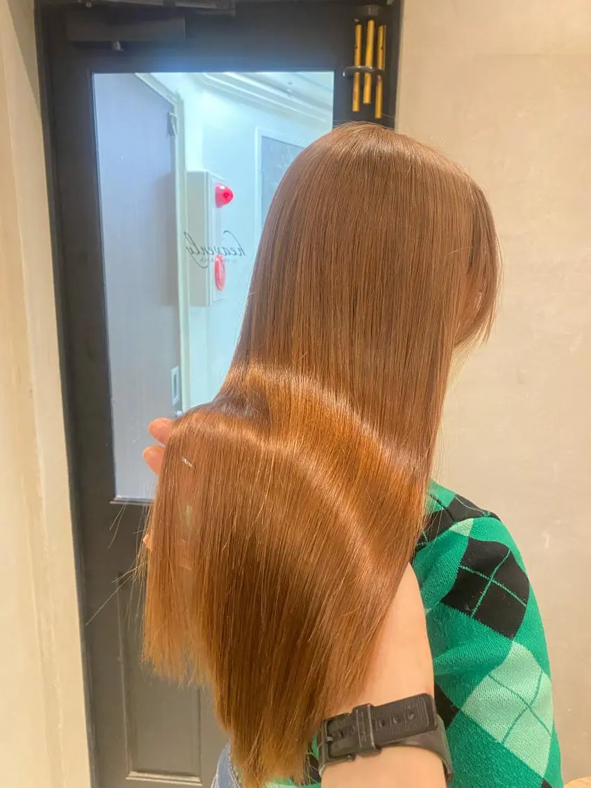 セミロング カット ヘアカラー トリートメント 新宿/顔周りカット +レイヤー=しずく♩のヘアスタイル