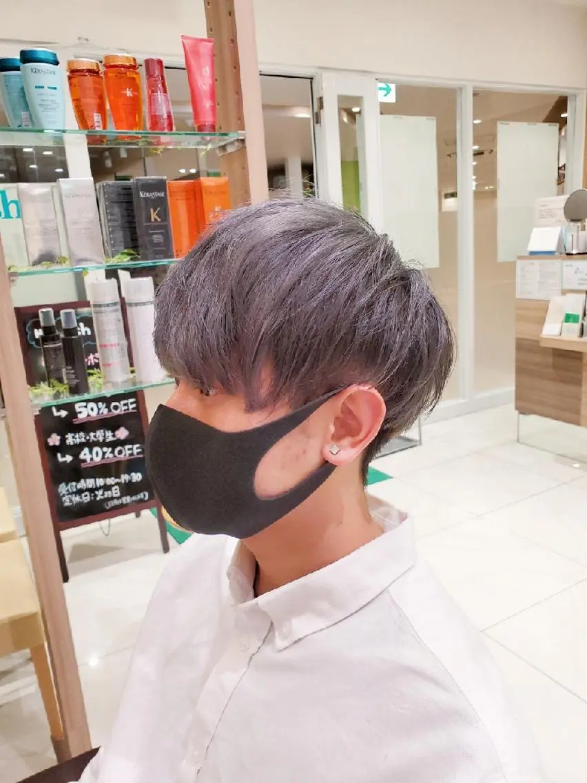 ショート カラー アッシュ ブリーチ イルミナカラー シルバー シルバーアッシュ カラー特化🔥中村 和貴<Ash津田沼>のヘアスタイル