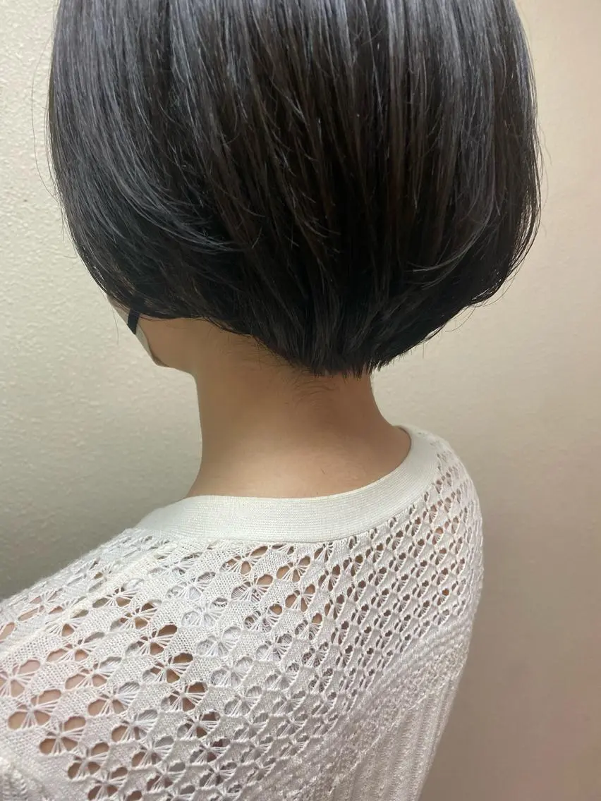 ショート カラー ボブ ショートヘア 縮毛矯正/艶カラー/ ikedaのヘアスタイル