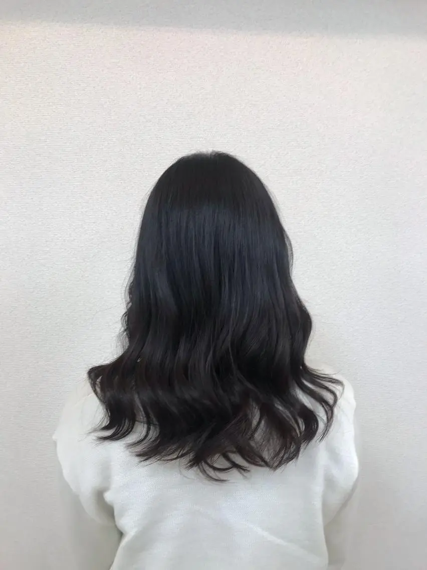 セミロング もりたみかこ 美容師お休み中のヘアスタイル