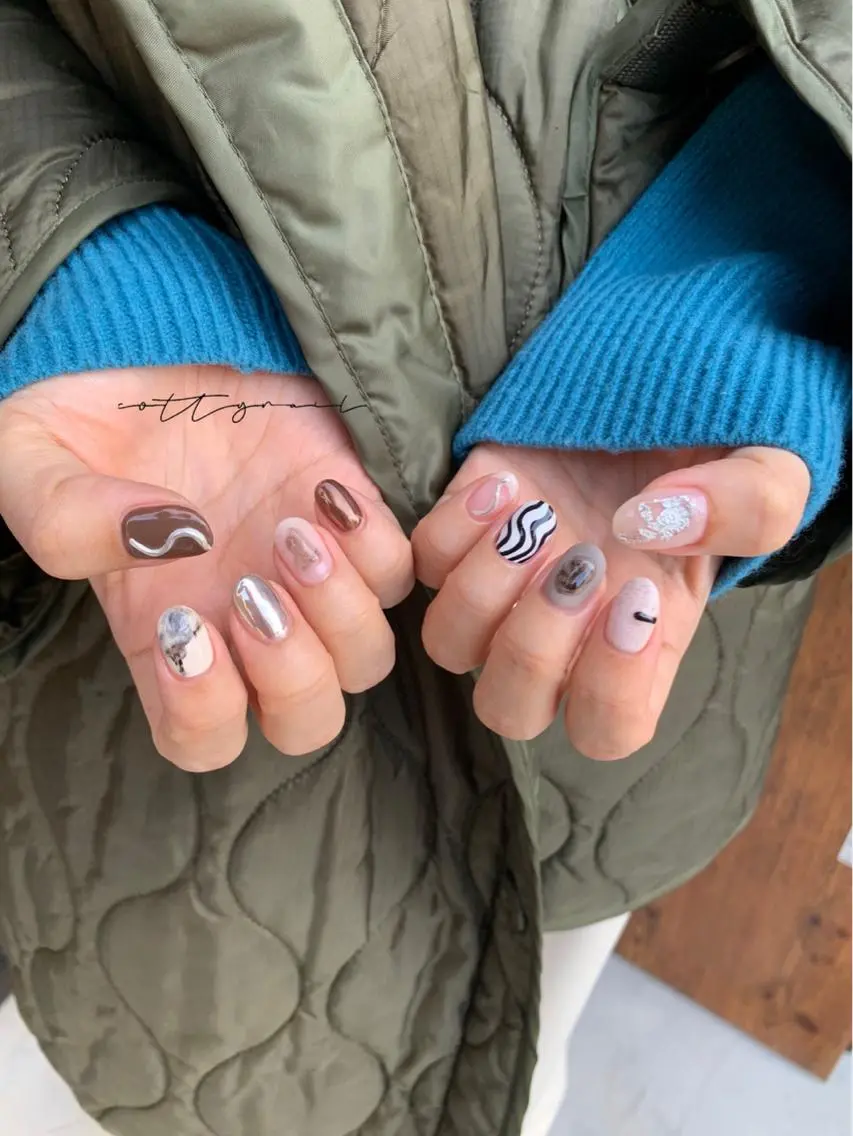 ネイル アートネイル ジェルネイル ニュアンスネイル cottynail -miki-のその他イメージ