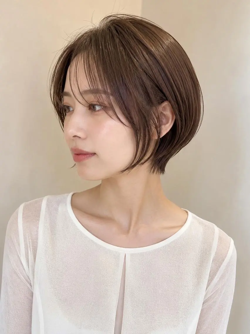 ショート ショートヘア 大人ショート/ 似合わせ/中野のヘアスタイル