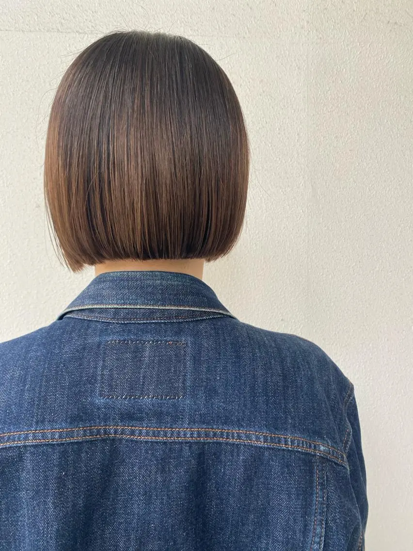 ショート LUVISM新潟🎀 透明感カラー/ミユのヘアスタイル