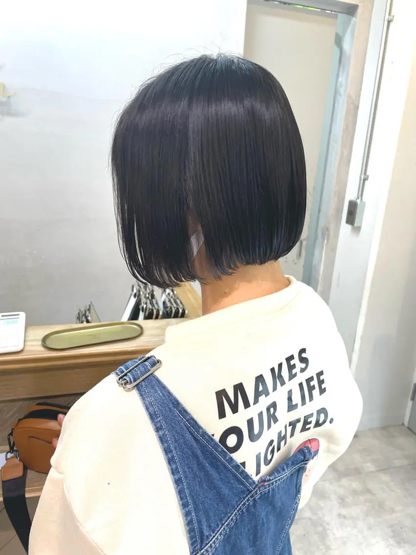 ショート カット ヘアカラー トリートメント 田中大星 /ボブ 縮毛矯正のヘアスタイル