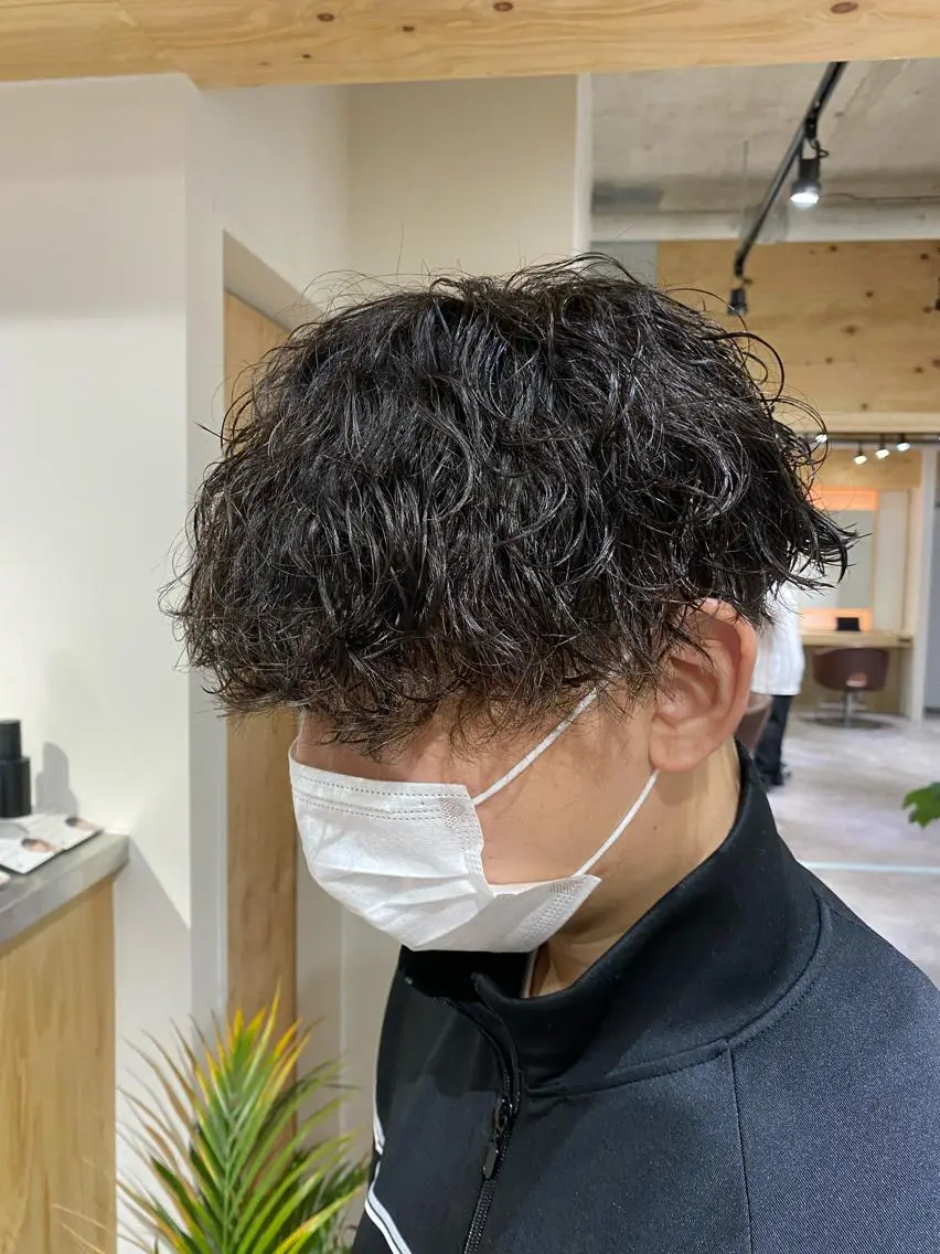 パーマ メンズ カット パーマ ヘアセット 再現性No.1ヘア ごーた立川のヘアスタイル
