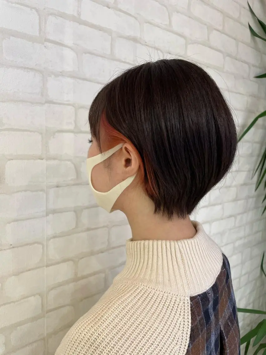 ショート カット ヘアカラー トリートメント MAI /BUCKS/天王寺のヘアスタイル
