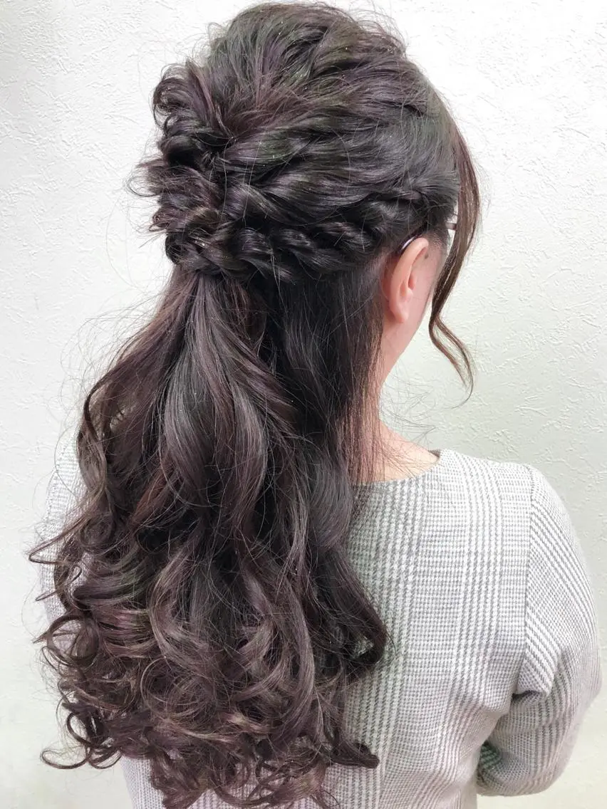 ヘアアレンジ 最高級エクステ /羽エクステ白石宇由のヘアスタイル