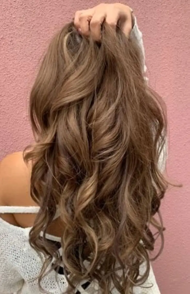 ロング カラー パーマ ヘアアレンジ Device ディバイスのヘアスタイル