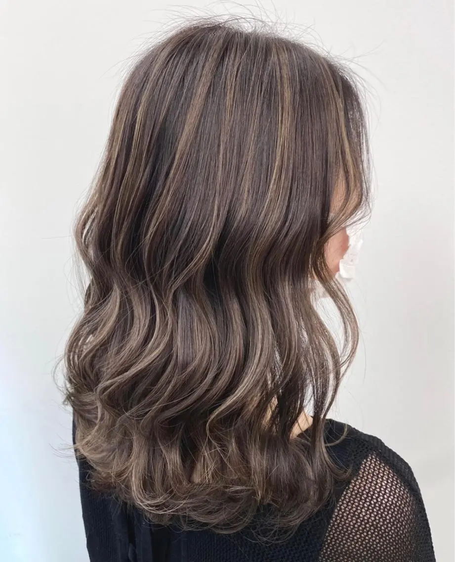 セミロング 髪質改善ヘアエステ AND ONEのヘアスタイル