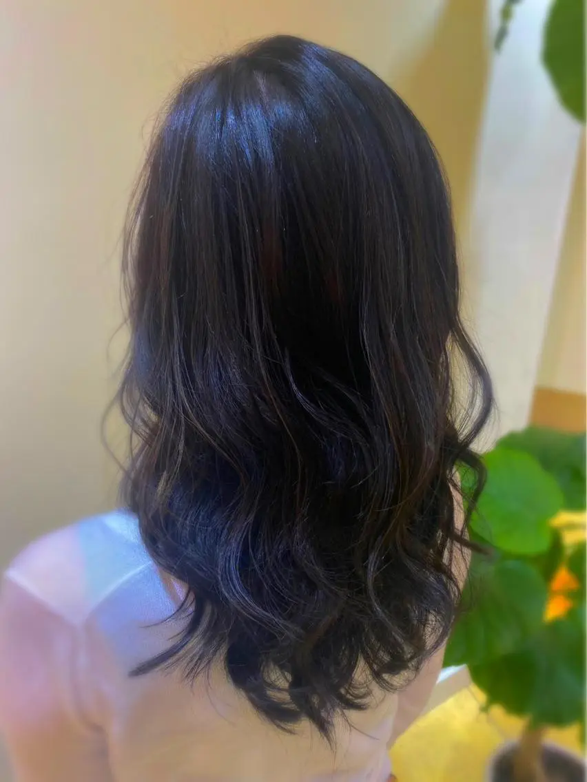 ロング カラー ハイライトカラー ハイライト カット ヘアカラー 小顔レイヤー💗 木村実樹のヘアスタイル