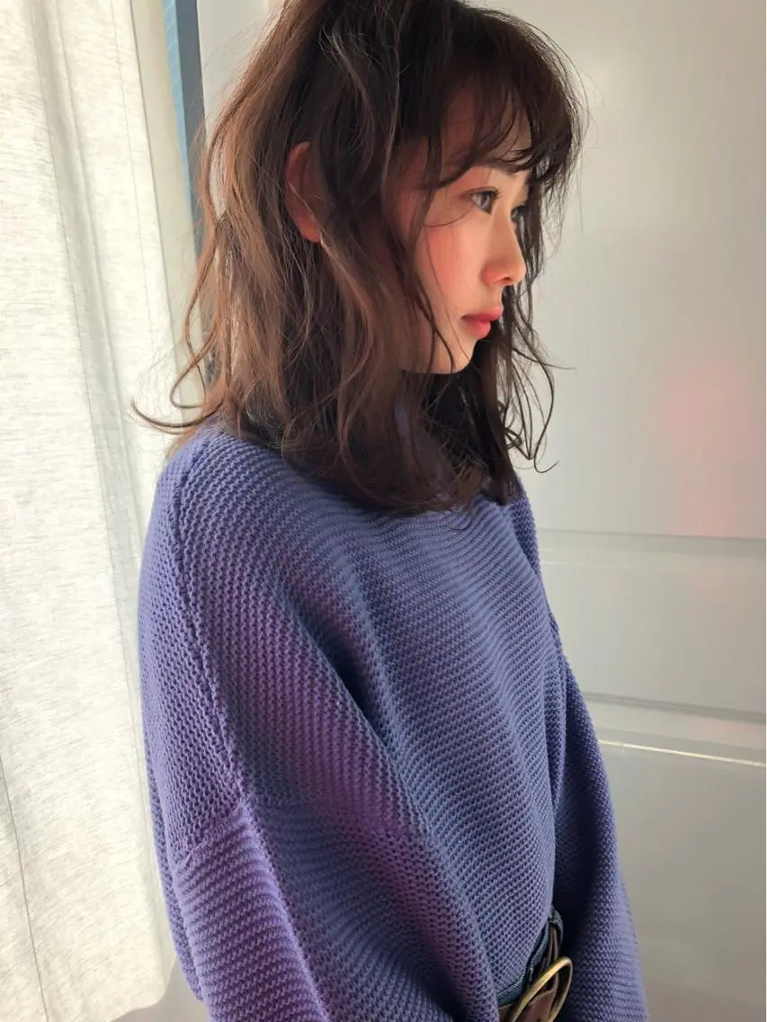 ロング カラー ベージュカラー ショコラベージュ Pia ツボイ ケイタのヘアスタイル