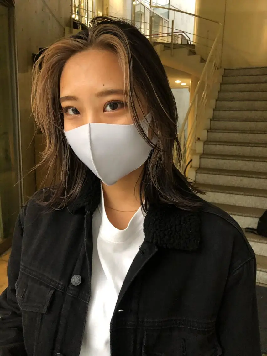 ミディアム カラー ミストバング フェイスフレーミング カット ヘアカラー トリートメント “ミニモ最高評価獲得 “代表"Kohei"のヘアスタイル