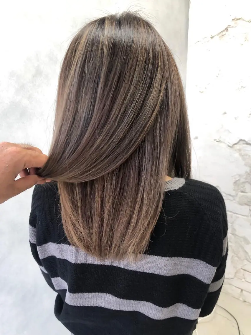 セミロング カラー welring hair salonのヘアスタイル