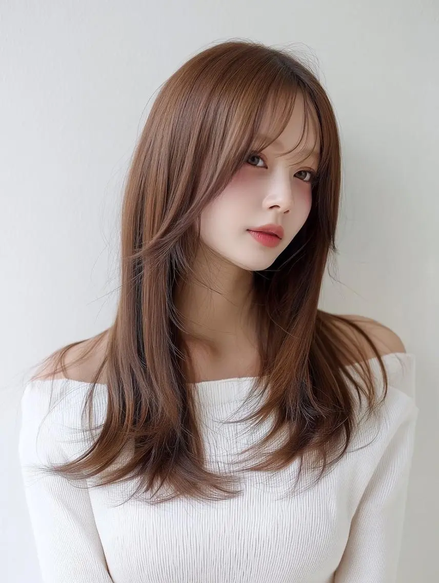 カラー ロング 髪質改善・縮毛矯正 💎ASUKAのヘアスタイル
