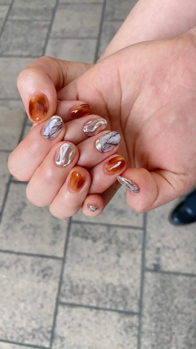 ネイル ハンドネイル nailsalon ∞ ﾐｶﾅﾙ ∞のネイルデザイン