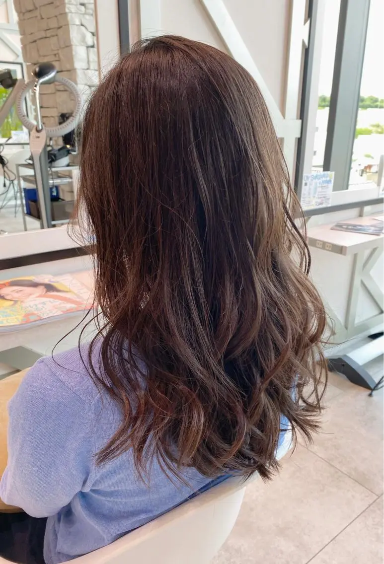 ロング カラー カット ヘアカラー トリートメント 内藤 裕真  k-twoのヘアスタイル