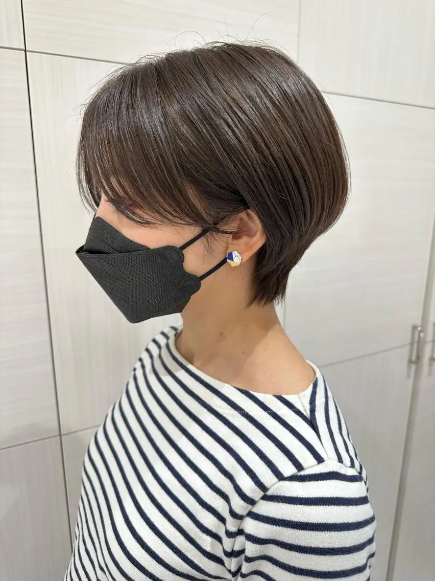 ショート カラー ハンサムショート ショートヘア 髪質改善縮毛矯正✨ ナリタユウヤのヘアスタイル