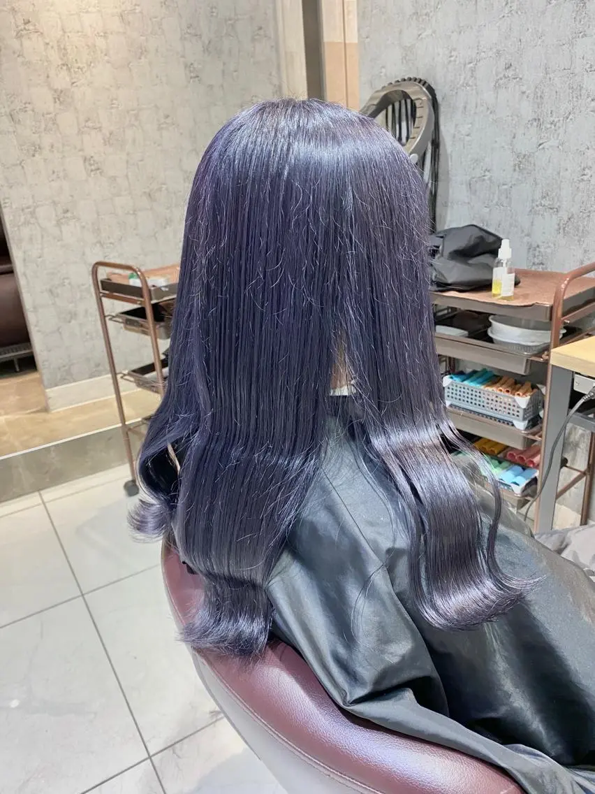 セミロング カラー ✨髪質改善専門店✨ QOLU✨のヘアスタイル
