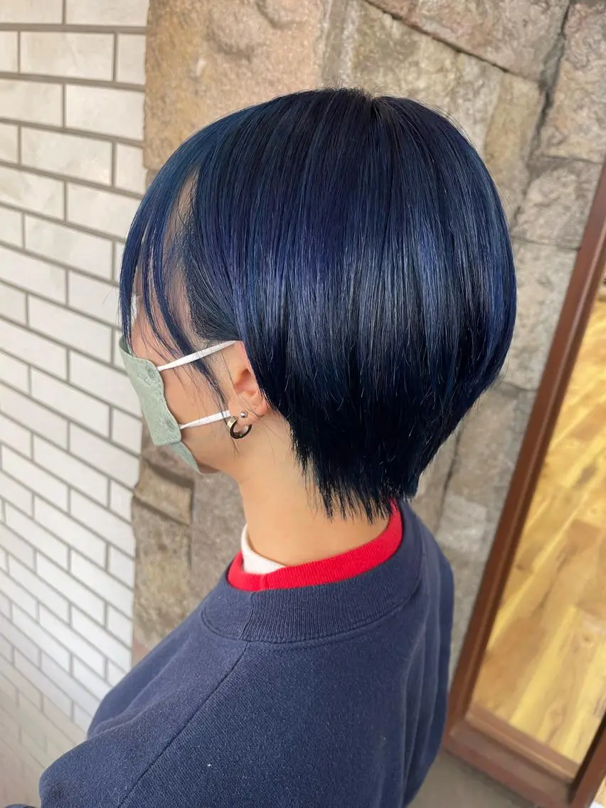ショート カラー カット ヘアカラー オージュアソムリエ DAIKI⭐️のヘアスタイル