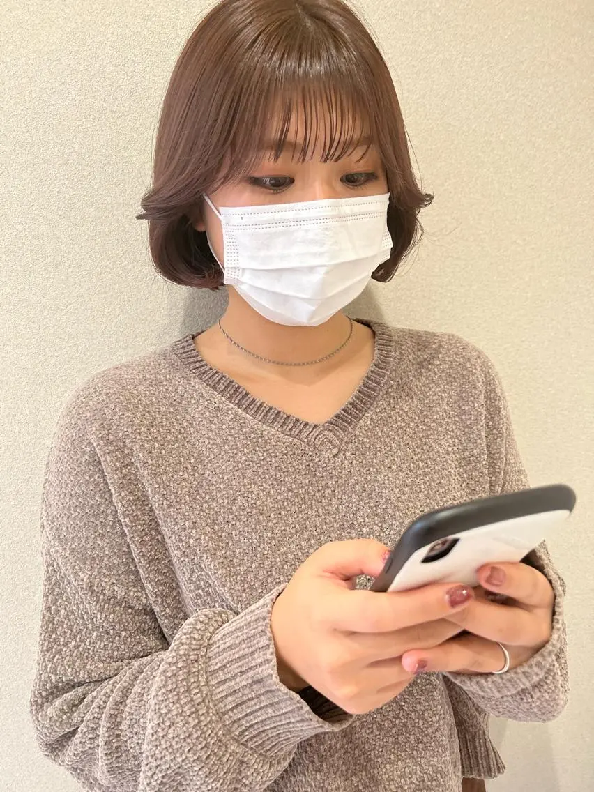 ショート カラー タンバルモリ 韓国風ヘア 外国人対応 佐久間のヘアスタイル