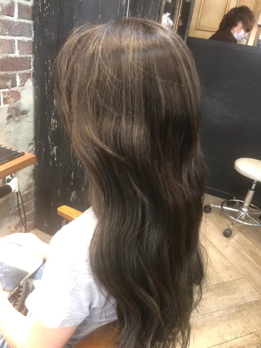 ロング カラー 藤木 雅俊のヘアスタイル