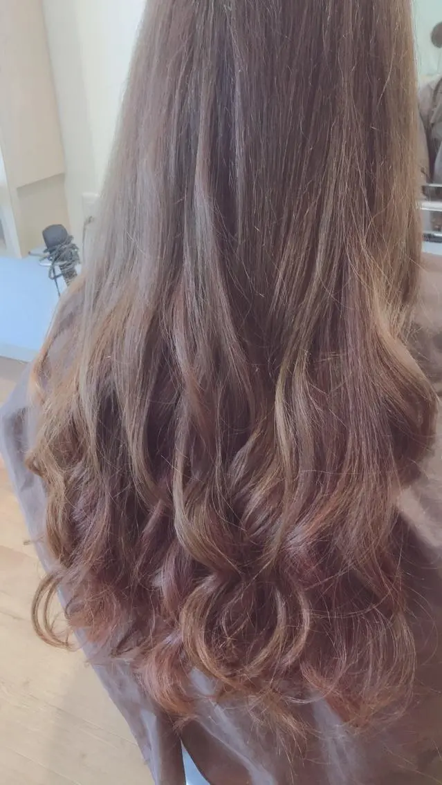 ロング カラー カット ヘアカラー 石丸 智英のヘアスタイル
