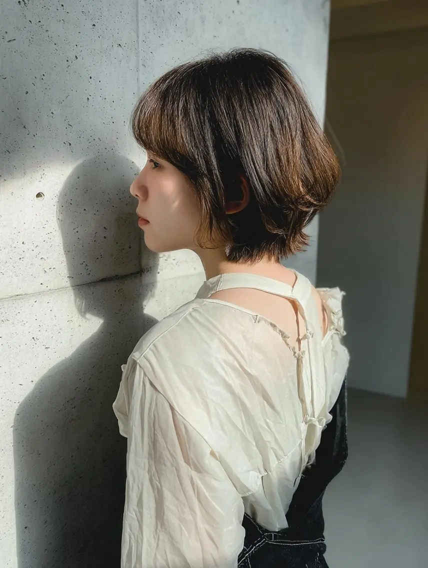 ショート 小顔カット カット ショート&ボブ🦋 shell立川🫧のヘアスタイル