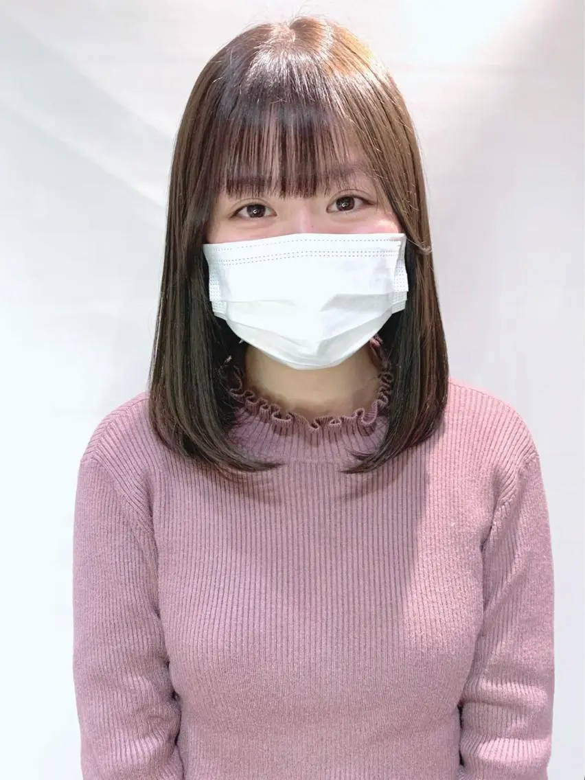 ミディアム カラー ヘアアレンジ 柔らか垢抜けｶﾗｰと ｶｯﾄ🫧ASUKAのヘアスタイル