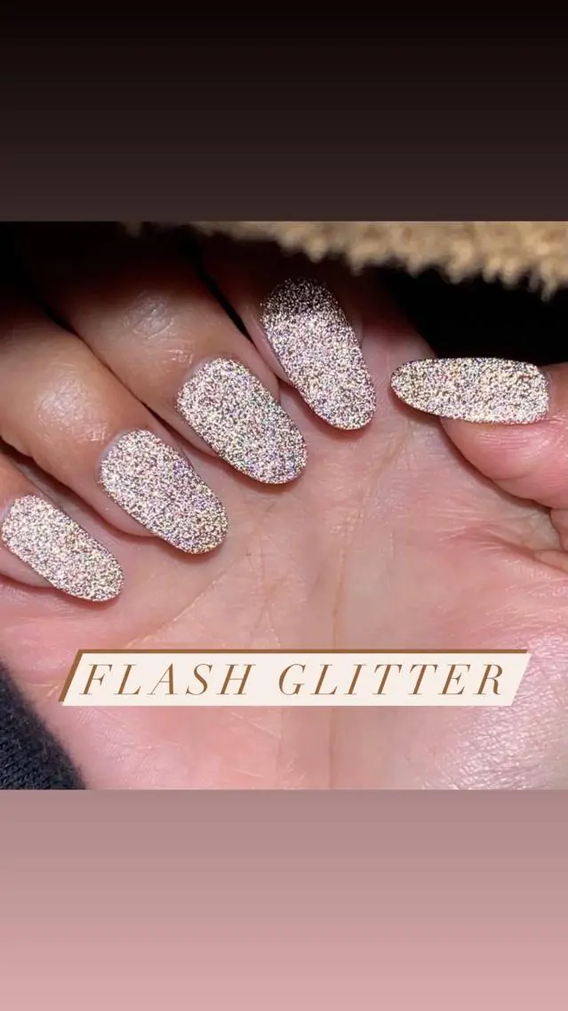 ネイル フラッシュネイル ラメ(グリッター) ND NAIL Ayakaのネイルデザイン